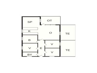 Maison de vacances Gjellerodde Plan d'étage 37