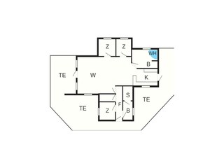 Casa de vacaciones Hostrup Strand Plano de planta 13