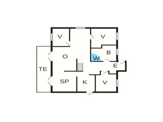Ferienhaus Hjarbæk Grundriss 11