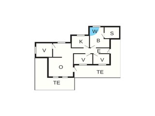 Casa de vacaciones Als Plano de planta 9