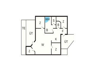 Maison de vacances Liseleje Plan d'étage 26