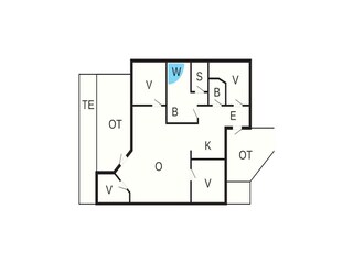 Casa per le vacanze Liseleje Pianta del piano 48