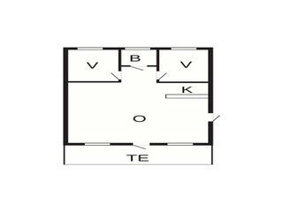 Vakantiehuis Ebeltoft Grondplan 17