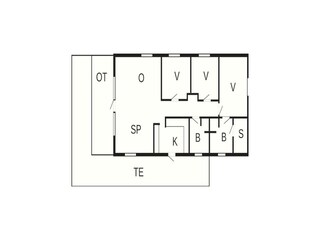 Casa per le vacanze Løkken Pianta del piano 39