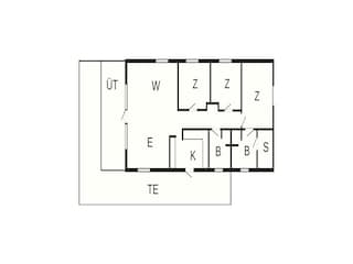 Casa de vacaciones Løkken Plano de planta 3