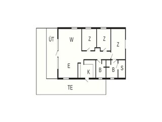 Casa per le vacanze Løkken Pianta del piano 3