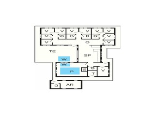 Vakantiehuis Lønstrup Grondplan 2