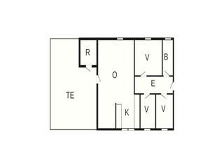 Casa de vacaciones Toftlund Plano de planta 3