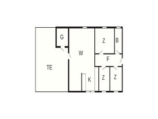 Casa de vacaciones Toftlund Plano de planta 4
