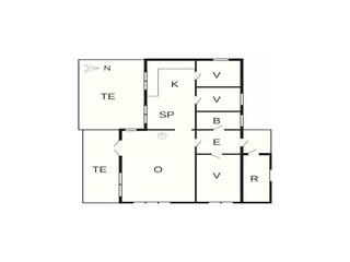 Ferienhaus Bratten Strand Grundriss 38