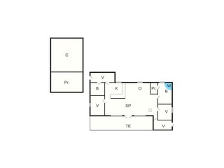 Maison de vacances Hou Plan d'étage 22