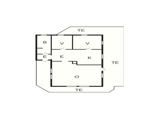 Casa per le vacanze Leirvik Pianta del piano 34