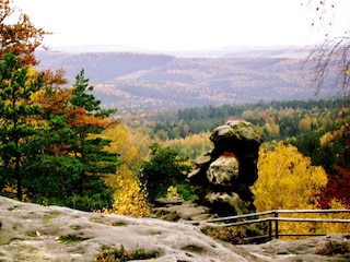 Blick vom Papststein