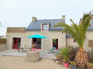 Maison de vacances Cléder Enregistrement extérieur 2