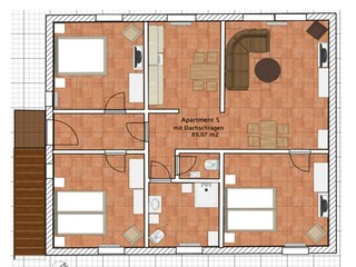 Apartment Neuendorf (Gnitz) Floor Plan 43