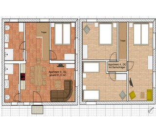 Apartment Neuendorf (Gnitz) Grundriss 60