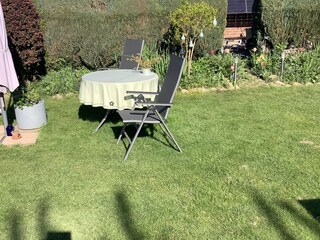 Frühlingserwachen vor ihrer Terrasse