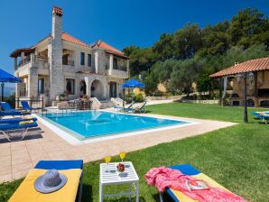 Familienfreundliche Villa Hermes mit privatem Pool - Tavronitis - image1