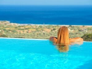 Wunderschöne Villa mit Infinity-Pool und Meerblick - Afantou - image1