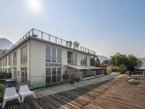 Moderne appartement in Marone met een tuin nabij Lake Iseo - Kastanje - image1