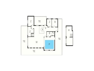 Maison de vacances Nørlev Strand Plan d'étage 43