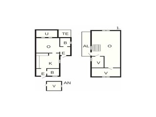 Vakantiehuis Ellös Grondplan 47