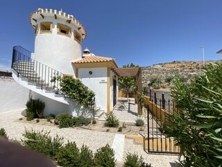 Quiet private location of resort near the coast.