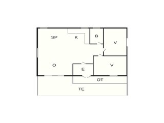 Casa de vacaciones Jægerspris Plano de planta 38