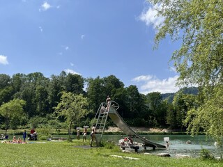 Lake in Unterwoessen (for swimming and sun bathing)