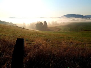 Nebellandschaft in den Bergen