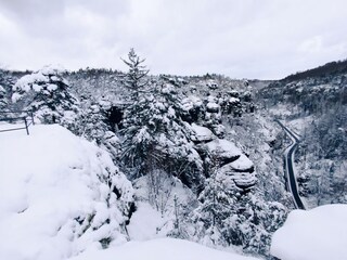 Sächsische Schweiz im Winter