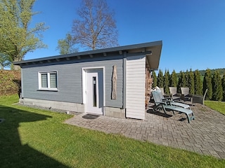 Sauna im Nebengebäude