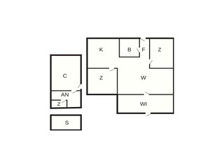 Casa de vacaciones Handbjerg Plano de planta 37