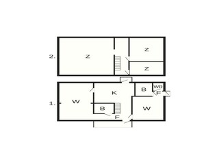 Vakantiehuis Undenäs Grondplan 4