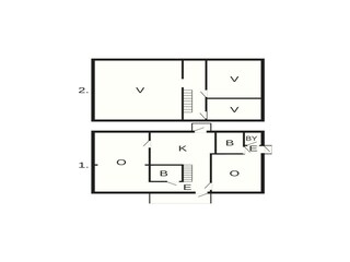 Vakantiehuis Undenäs Grondplan 5