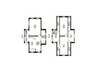 Vakantiehuis Laxne Grondplan 26