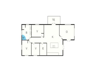 Ferienhaus Hou Grundriss 45