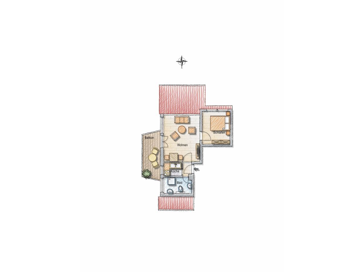 Ferienwohnung Horumersiel Grundriss 22