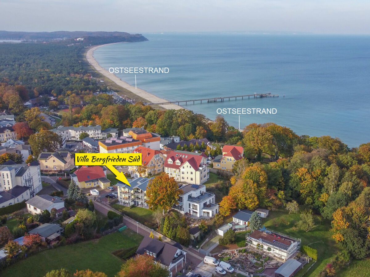 Tolle, ruhige Lage der Fewo, unweit vom Strand