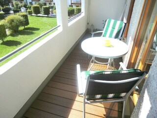 Sonniger Balkon