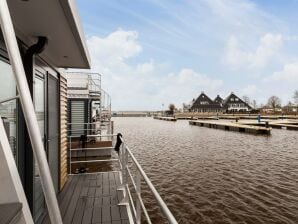 Huisboot luxe houseboat met dakterras en schitterend uitzicht over het Sneekermeer - Sneek - image1