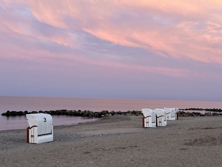 Sommer Strand Abendstimmung