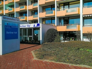 Der Eingangsbereich zum Büro