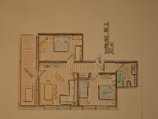 Appartamento per vacanze Schröcken Pianta del piano 41