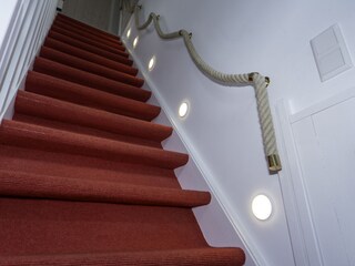 Treppe zum Dachgeschoss