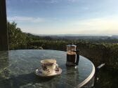 Aussicht der Gartenterrasse