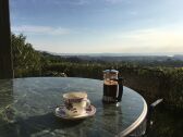 View from the garden terrace