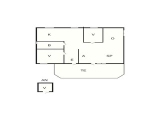 Vakantiehuis Kungshamn Grondplan 45