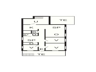 Vakantiehuis Verum Grondplan 16