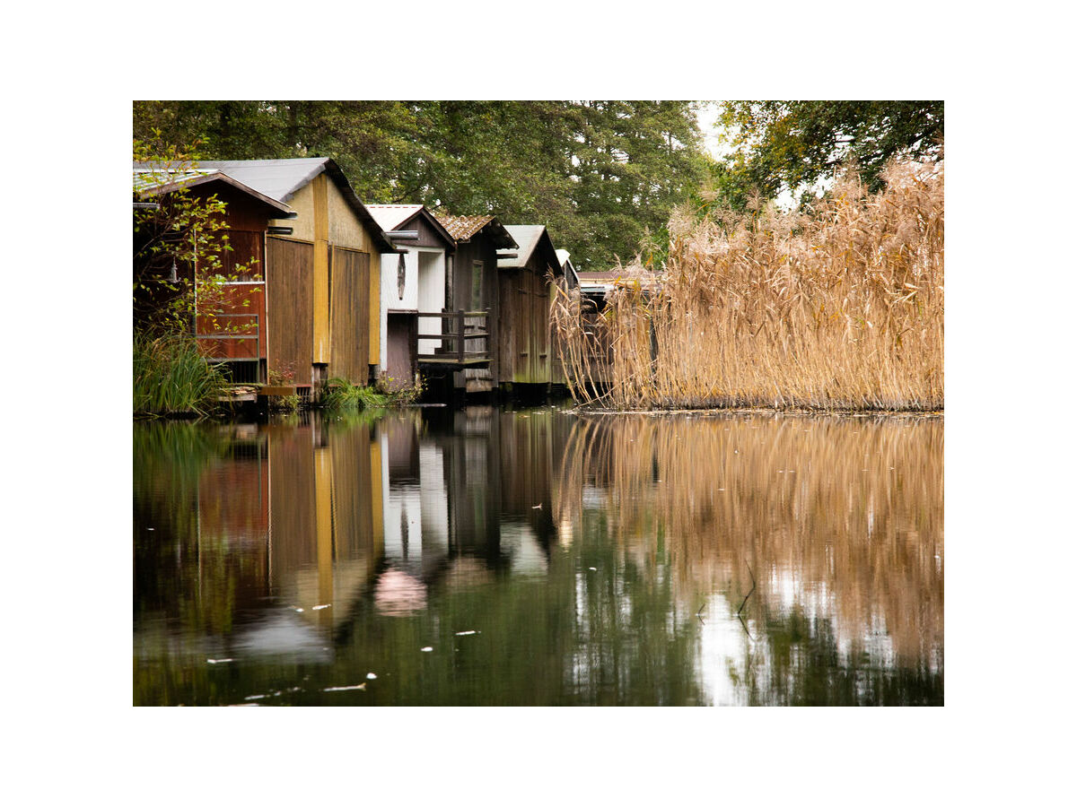 Kugelhaus Nordlichter kleiner Bootshafen Tollensesee